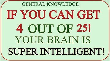 IF YOU CAN GET 4 OUT OF 25! YOUR BRAIN IS SUPER INTELLIGENT!|Mind Booster|Ultimate  Test Challenge