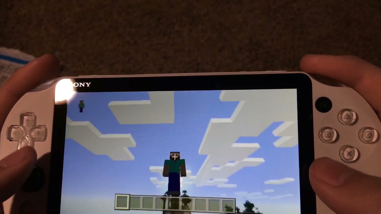 PS VITA Minecraft game unboxing + gameplay - YouTube
