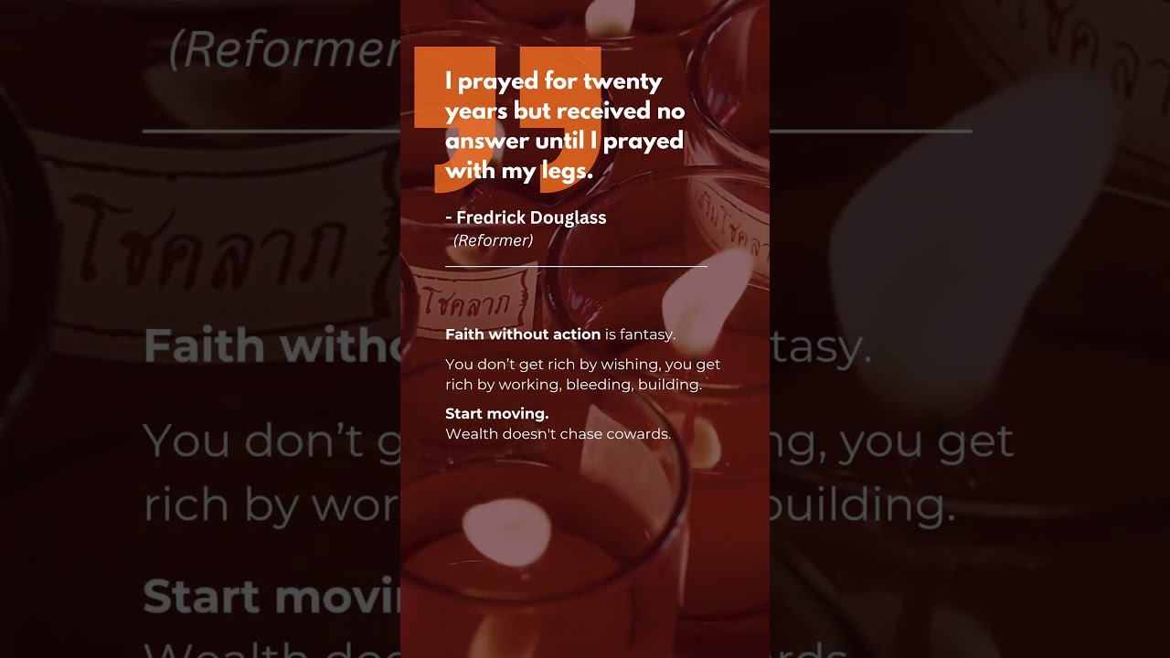 Faith Is Action With Teeth 💪 | Frederick Douglass Mindset #ISTCKonnect