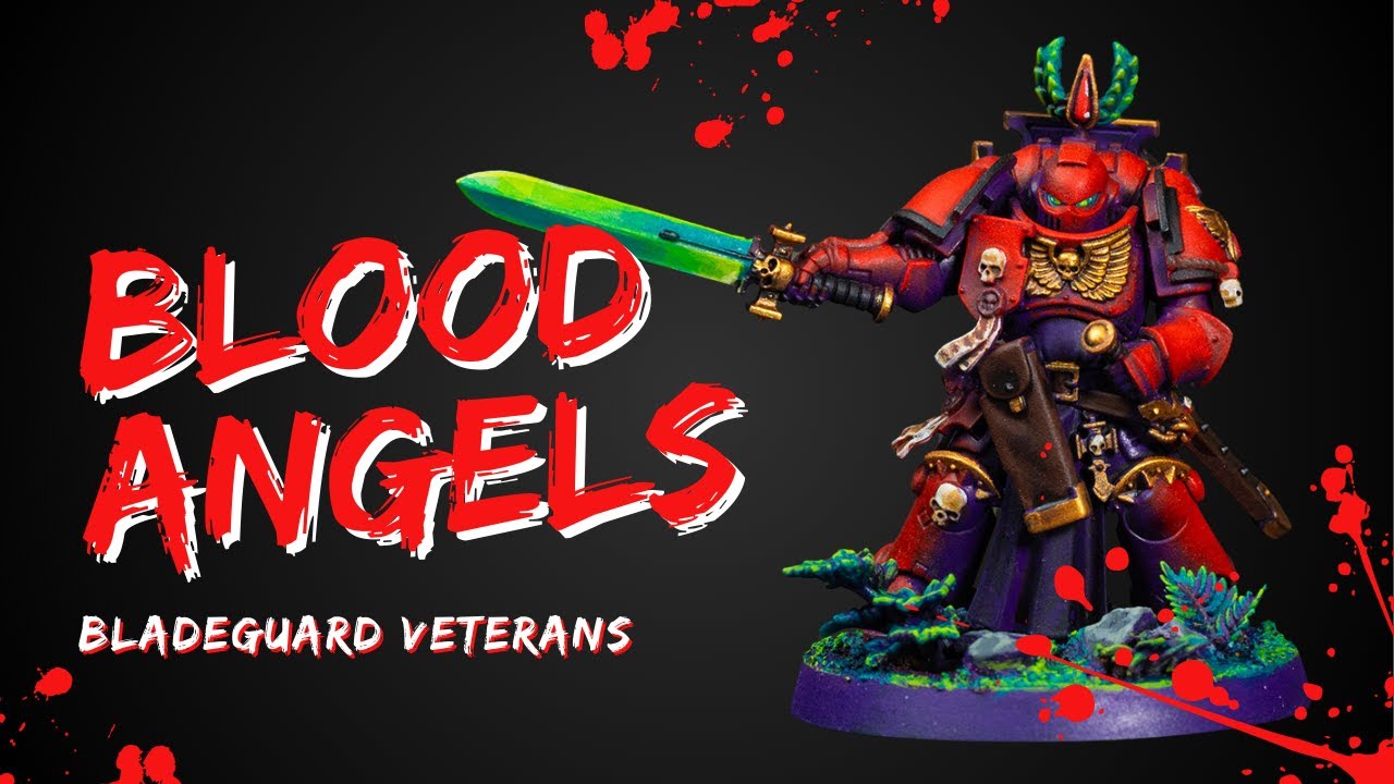 Making Bladeguard Veterans with the Blood Angels Upgrade Sprue