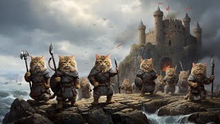 Valhalla calling! SKÅL! by Miracle Of Sound ft. Cats Vikings AI animation.