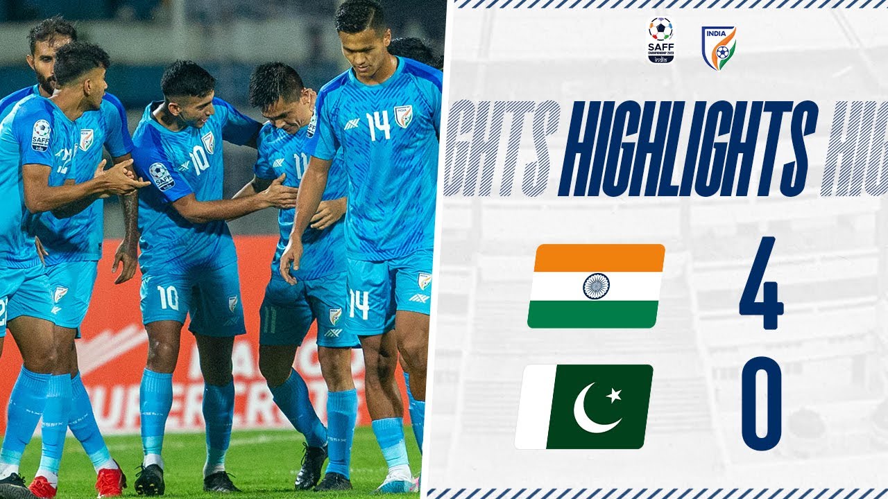 ⁣India 4-0 Pakistan | Full Highlights | SAFF Championship 2023