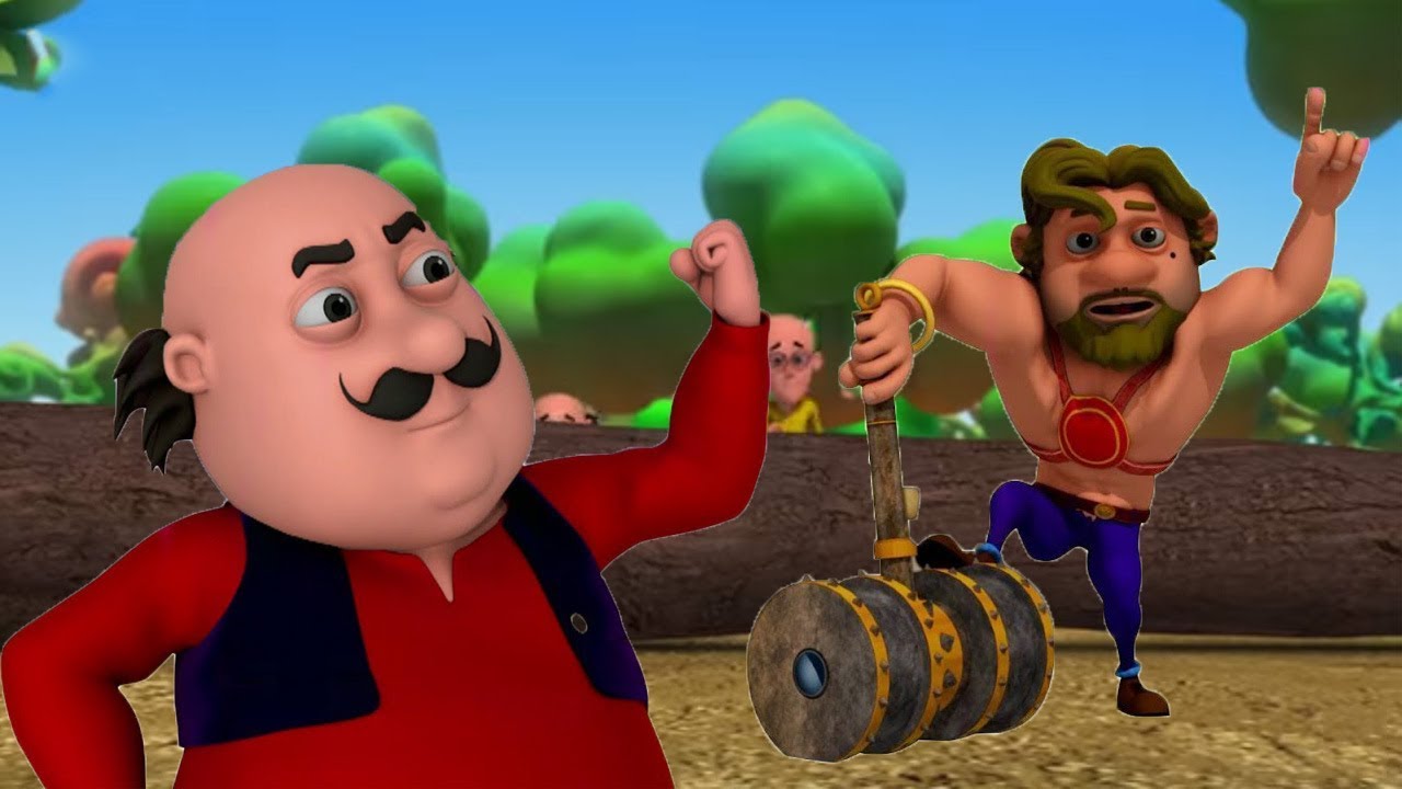 motu vs john the hammer man motu patlu coloring in hindi 3d
