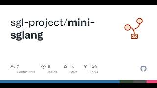 GitHub - sgl-project/mini-sglang