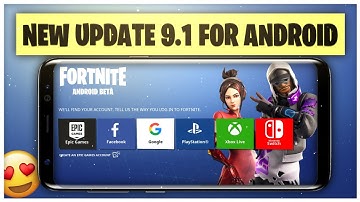 DOWNLOAD NEW UPDATE FORTNITE v9.1😱FOR DEVICES INCOMPATIBLE