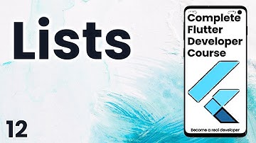 Flutter Crash Course for Beginners #12 - Lists
