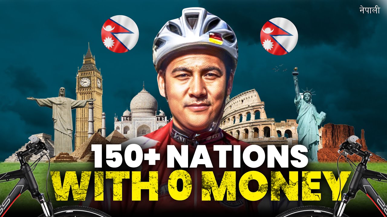 How This Nepali Cyclist Traveled The World On Just Rs 100