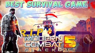 Can i able to destroy helicopter🥶/Modern combat 5 survival mission impossible#moderncombat5#survival