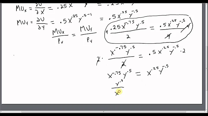 Utility Maximization with a Cobb-Douglas Utility F...