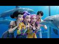 "Free" Cover |  HUNTRIX &amp; JINU Play with Dolphins 🌊 [Kpop Demon Hunters Song] | Official Music Video