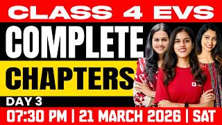 Class 4 Annual Exam | EVS | Complete Chapters | Day 3 | Exam Winner