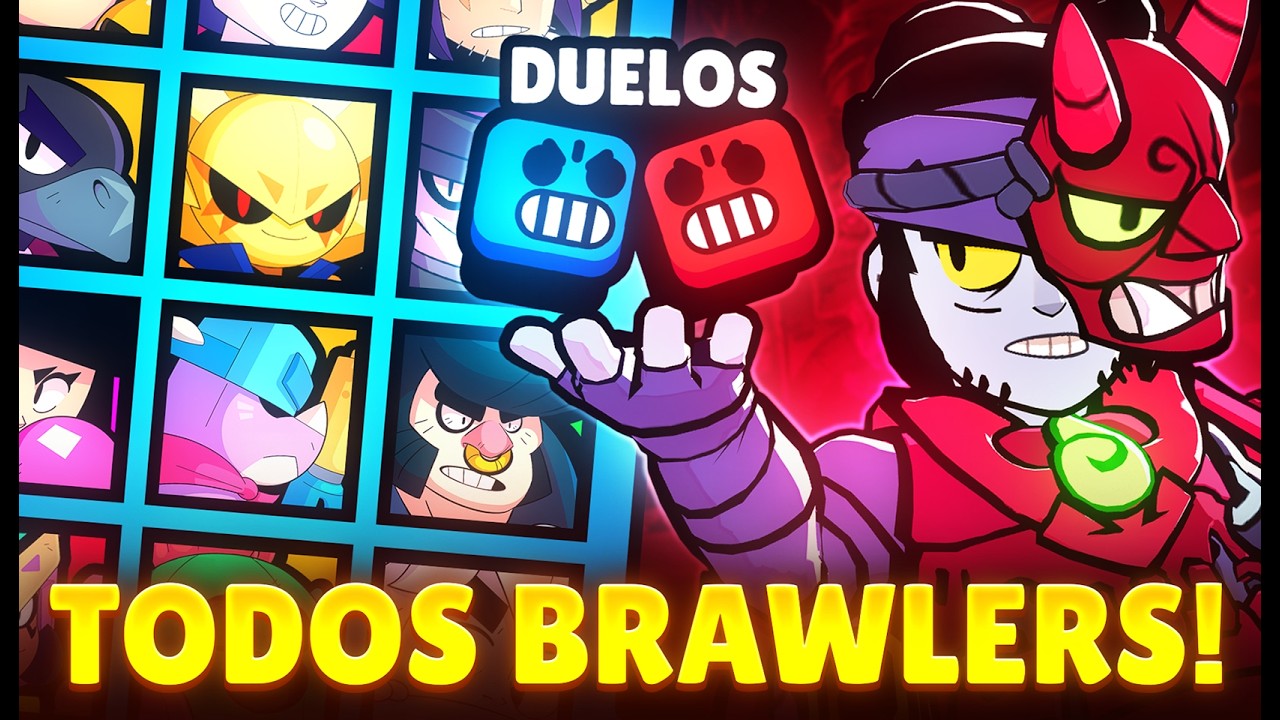 CONSEGUI 1 VITÓRIA usando TODOS os BRAWLERS no DUELOS? 😱