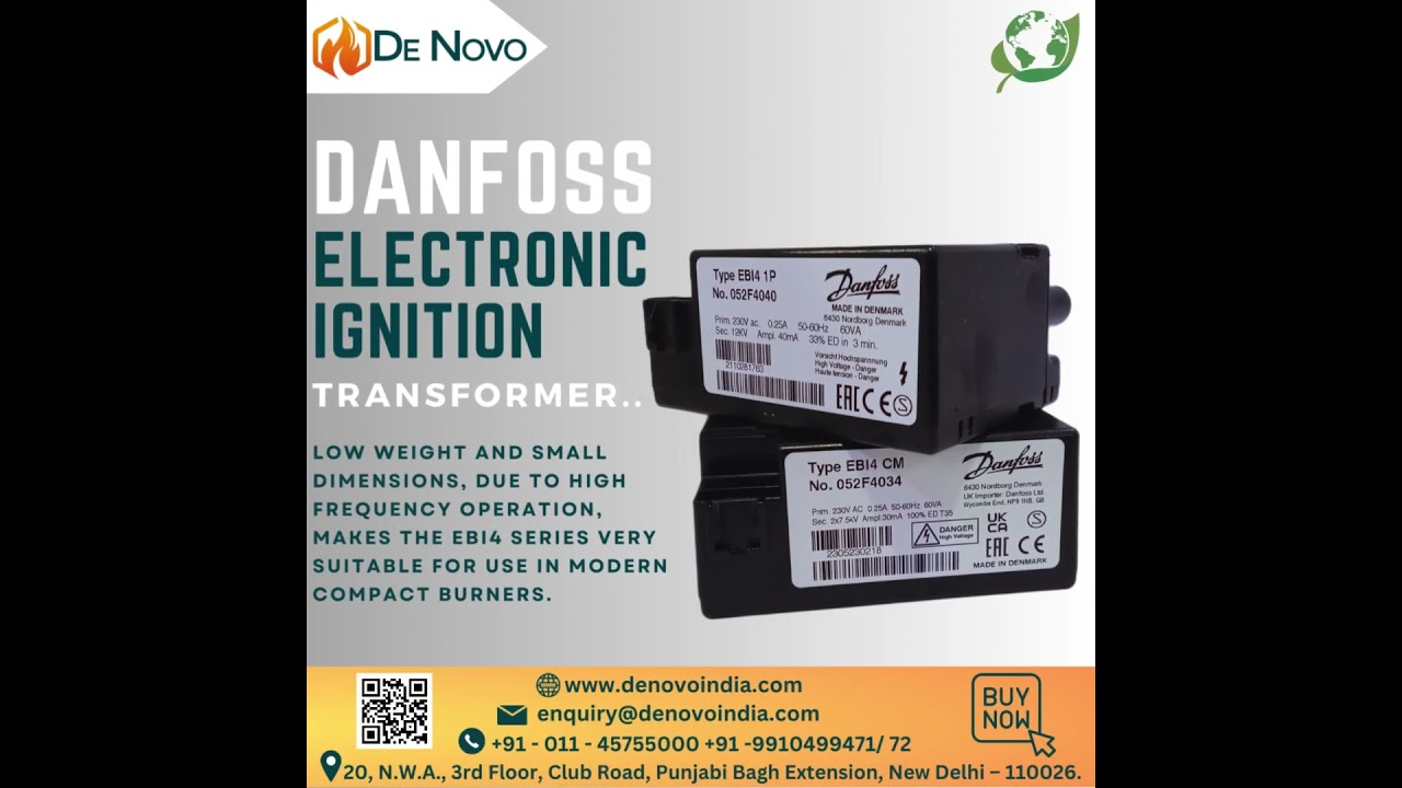 Danfoss || Electronic Ignition || Transformer... 