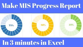 MIS Report in Excel Progress Chart screenshot 3