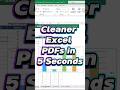 Make Excel Print Clean (Gridlines / Headings)