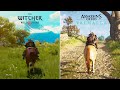 Witcher 3 vs AC Valhalla - Comparison of Details! Which is Best? [4K]