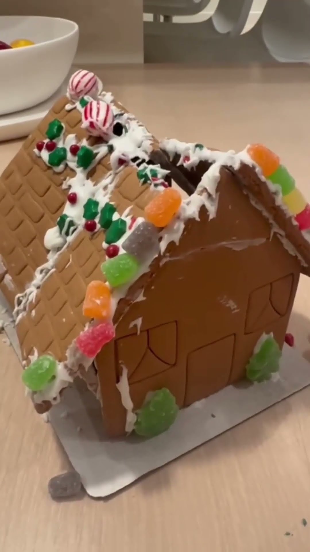 This is technically the worst gingerbread house ever!