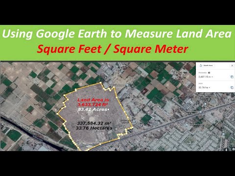 Comment calculer Terrain Surface Avec Google Earth