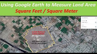 Online calculate Land Area With google Earth screenshot 4