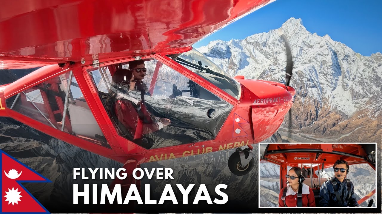 Annapurna Range and a Cute Passenger