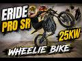 Eride pro SR test (rojen motor za po zadnji - wheelie bike)