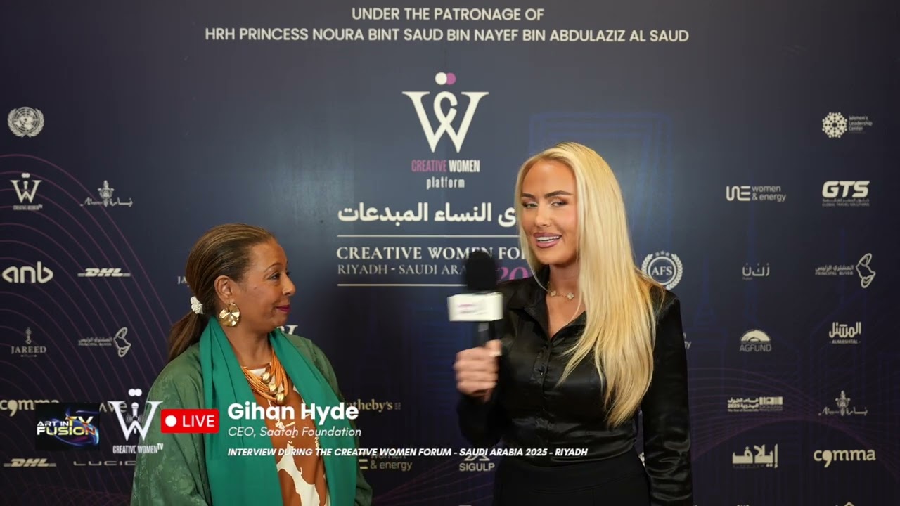 Interview with Gihan Hyde — Creative Women Forum Saudi Arabia 2025