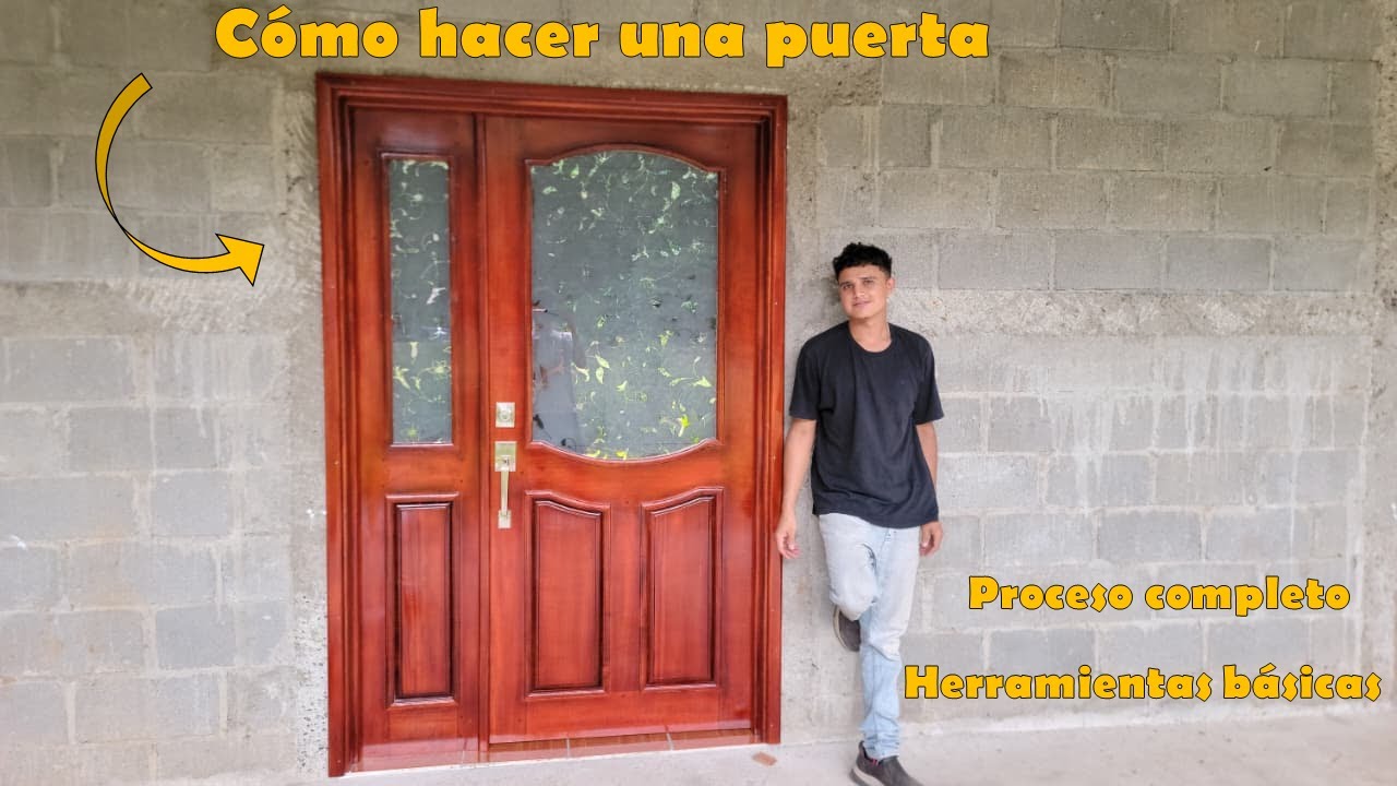 Cómo hacer una puerta de madera