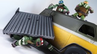 Customizing Tutorial Repainting TMNT 2015 Party Wagon Video Review