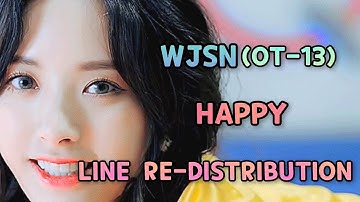 How should WJSN(OT-13) sing Happy_Line Re-Distribution