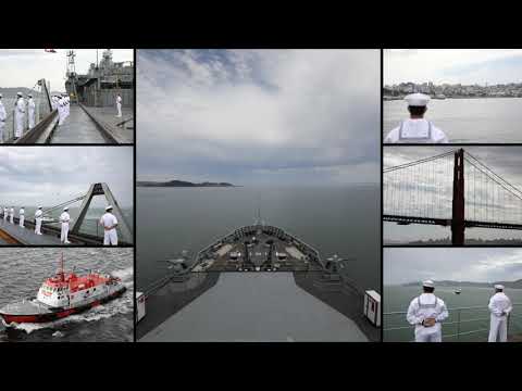U.S. Navy • USS Emory S. Land Transits San Francisco Bay