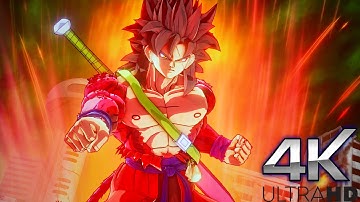 NEW MOD SHOWCASE OF GOHAN FROM THE FUTURE XENO SSJ4 - DRAGON BALL XENOVERSE 2 4K