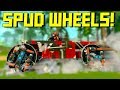 Spud Gun Powered Wheels, But Also Destructible Cars - Scrap Mechanic Multiplayer Monday