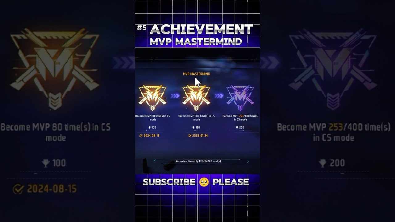 MVP Mastermind Achievement ff ✅ | Free Fire MVP Mastermind Achievement Mission ✅ 