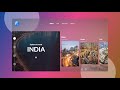 Build Travel Landing Page in Flutter Web