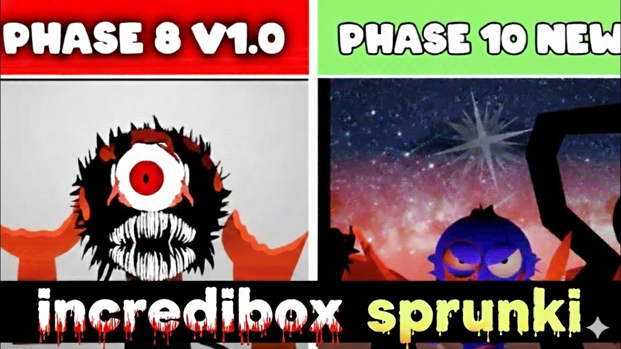 Incredibox Sprunki Phase 8 v1 0  VS Phase 10 New and Phase 9 Remestered  