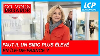 Faut-il un SMIC plus élevé en Île-de-France ? | Ça vous regarde - 21/09/2023