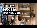 Utility Closet Makeover!