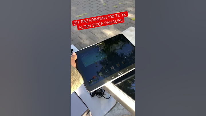 Bit pazarından 100 tl ye aldığım tablet sizce pahalımı