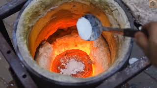 Machining Solid THOR Hammer out of Heavy Dumbblells