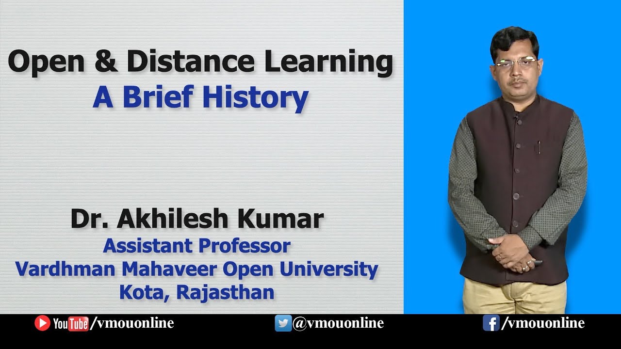 Open Distance Learning A Brief History