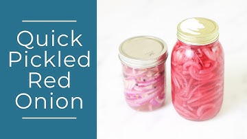 How to Make Quick Pickled Red Onions in Minutes