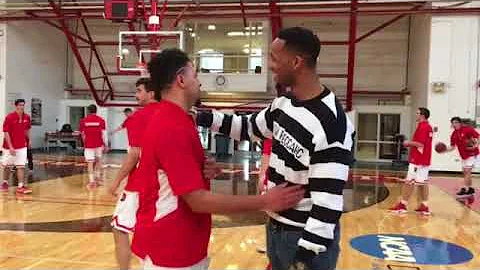 Evan Turner surprises Denison's Devon Pitts on sen...