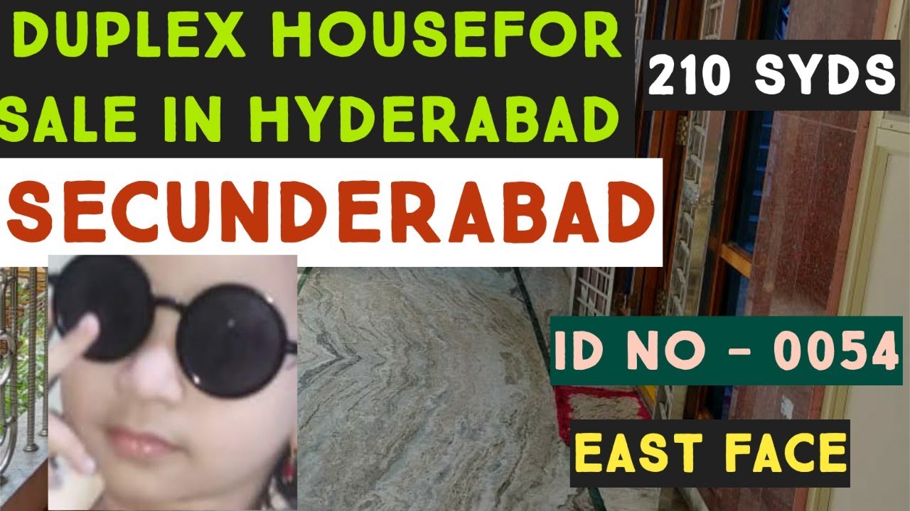 DUPLEX HOUSE SALE HYDERABAD/SECUNDERABAD/ 210 SYDS/ EAST FACE
