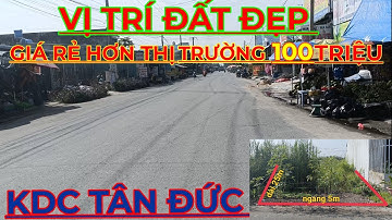Đất nền đẹp giá cả hợp lý tại KDC Tân Đức