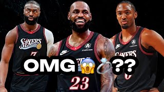 IS THIS FAIR?! NBA Legends React To LeBron Joining 76ers REACTION