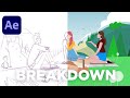 2D Explainer Video Animation Breakdown | After  Effects Animation