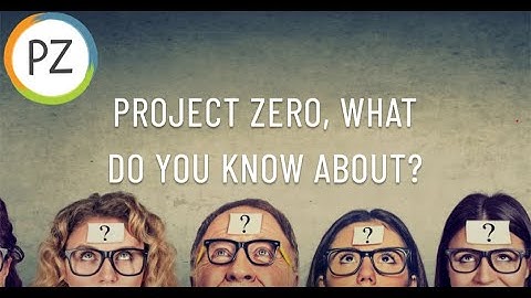 Project Zero, what do you know about