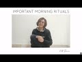 Important morning rituals   spiritual aloha  sharoo sahni