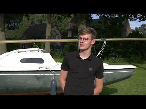 Jongeren vinden boot na hoogwater in Beesel