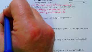 WS - 11-3 - limiting reactants - part 1 start